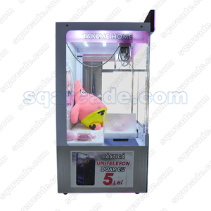 Machine à griffes de système de rail XXL rose surdimensionné de 960mm Machine de jeu de poupée à pièces d'arcade à clé compacte pour enfants et adultes - Product Image 4