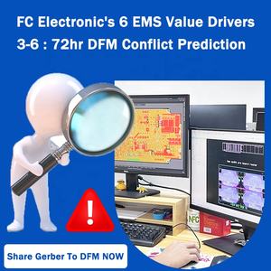 Service de fichiers Gerber électroniques FC, optimisation du DFM, réduction des prix de la nomenclature, qualité maintenue, électronique OEM, carte de <span class=keywords><strong>circuit</strong></span> imprimé PCBA, PCBA personnalisé - Product Image 4