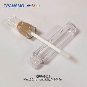 Tube de fond de teint double embout, conteneur correcteur rond, tube de gloss à lèvres avec pinceau éponge 3.8-5.5ml - Product Image 4