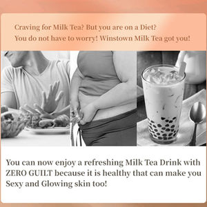 Wins Town 10 Sachets de Thé au Lait Minceur Chinois Meilleur Coupe-Faim aux Herbes Thé Amincissant Brûle-Graisse Perte de Poids Détox - Product Image 3