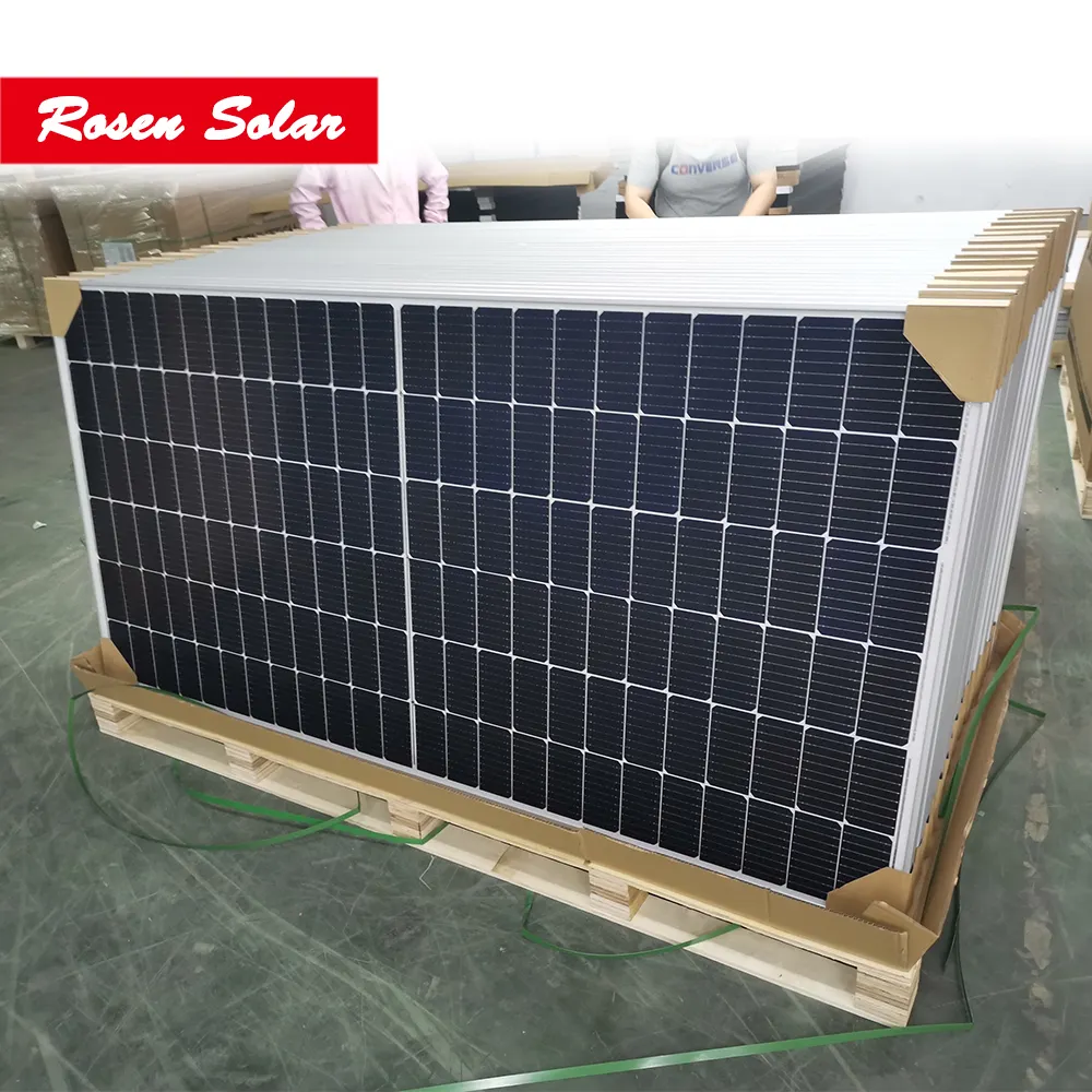 Panneaux solaires monocristallins 380w Prix du panneau solaire industriel mono au Pérou