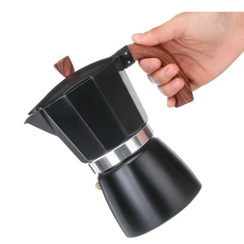 Matte black wood grain 300ml