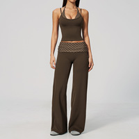 Ensemble de sport en polaire tendance à pois, faux deux pièces, effet push-up fessier, taille ajustée, pour la course, le sport et le yoga, séchage rapide