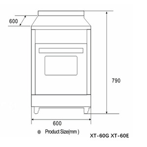 Gas <b>Stove</b> With Oven 4 Burners Freestanding Oven With Gas Home Appliance 60 Freestanding Gas Oven - Product Image 6