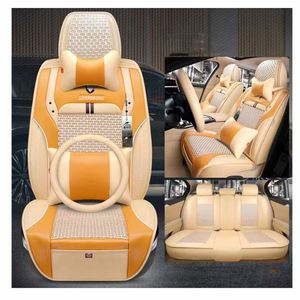 เบาะรองนั่งรถยนต์สปอร์ตหรูหราแบบสากล OEM ODM ผลิตจากโพลีเอสเตอร์ สำหรับทุกฤดูกาล ชุดคลุมเบาะรถยนต์ 10 ชิ้น - Product Image 4