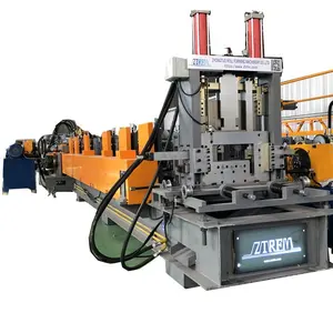 Fast Change Size CZ Purlin Roll Forming Machine Building Construction Steel Frame Machine