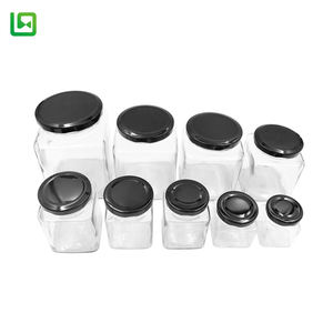 200ml 8oz bocaux en verre carré pour la nourriture et porté la pâte <span class=keywords><strong>de</strong></span> viande confiture liquide mise en conserve marmelade <span class=keywords><strong>maison</strong></span> aliments bocaux en verre <span class=keywords><strong>de</strong></span> noix - Product Image 3