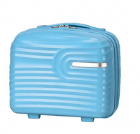 Valise de voyage rigide anti-rayures pour cosmétiques, mini-coffret de maquillage étanche en ABS PC, organisateur de beauté de luxe, vente en gros
