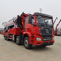 Shacman 20-35 Ton Mobil Vinçli Kamyon 8*4 Büyük Kapasiteli Kargo Kamyonu Çok Amaçlı Hidrolik Vinç İnşaat Altyapı Projeleri için
