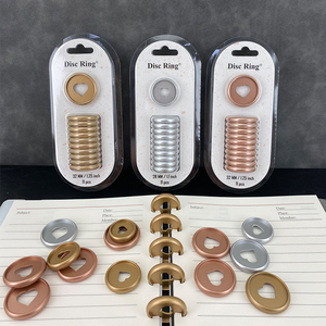 แผ่นดิสก์รูปหัวใจแบบไดคัทสำหรับงานสมุดภาพ ดิสก์พลาสติกแบบโลหะ สำหรับสมุดแพลนเนอร์ สมุดบันทึก สมุดโน้ต หรืออัลบั้ม - Product Image 3