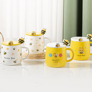 Taza de Café de Cerámica con Diseño de Abeja, Diseño Personalizado, Venta al por Mayor de Fábrica - Product Image 3