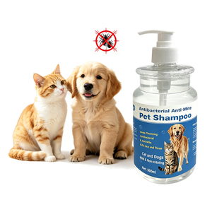 Shampoo antibactérien anti-acariens <span class=keywords><strong>pour</strong></span> animaux de compagnie, <span class=keywords><strong>efficace</strong></span> contre <span class=keywords><strong>les</strong></span> puces, <span class=keywords><strong>les</strong></span> <span class=keywords><strong>poux</strong></span> et <span class=keywords><strong>les</strong></span> tiques, nettoyant doux et non irritant <span class=keywords><strong>pour</strong></span> chiens et chats - Product Image 5