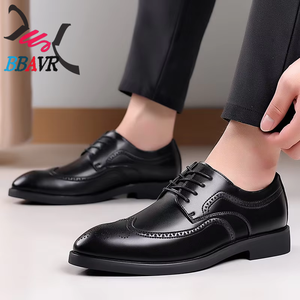 Zapatos de Cuero Brogue para Hombre, Estilo Británico, para Negocios Formales, Tallas Grandes (38-48), Novedad 2025 - Product Image 3