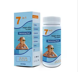 Nieuwe Ontwerp Water Kwaliteit Teststrips 7 In 1 Voor Zwembad En Spa Test Strips Swim Kit