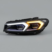 Pour BMW Série 3 G20/G28 2020-2024 LCI : Ensemble de phares LED laser avec sourcil bleu DRL, projecteur modifié, mise à niveau Plug and Play