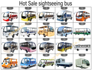 Autobús Turístico Eléctrico Clásico de 8-14 Plazas, 4 Ruedas, Estructura de Acero, Batería de Plomo-Ácido, en Oferta - Product Image 5