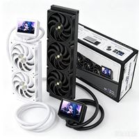 Refroidisseur liquide pour processeur PC Speedy Water Cooling 240/360 mm sans RGB AIO, dissipateur thermique en cuivre et aluminium