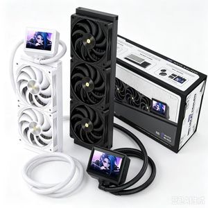 快速水冷电脑 CPU 液体冷却器 240/360mm 无 RGB 多合一铜铝散热器 - Product Image 3