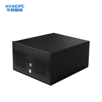 PC Industrial HW S330 Intel de 3.ª a 14.ª Generación I3/I5/I7/Pentium/Xeon, LAN Dual, 2 Puertos COM RS232/422/485, VGA, Software Personalizado, en Stock