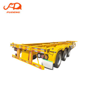 Semi-<span class=keywords><strong>remorque</strong></span> squelette robuste pour l'Afrique |   pour le Nigéria/le Kenya/l'Afrique du Sud |   Logistique portuaire de conteneurs, transport de conteneurs, <span class=keywords><strong>remorque</strong></span> de conteneurs - Product Image 1