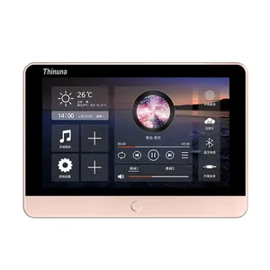 Thinuna WP-6208 8*30W 8 Channels Blue-tooth WiFi Wall Amplifier 7 Inch Touch Screen Music Player For PA Background Music System