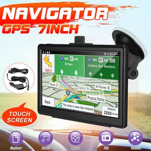 Navigation GPS pour voiture et camion 7 pouces HD, 128 Mo de RAM, écran tactile 8 Go, prise en charge des cartes Russie/UE/Amerique/Canada/Asie du Sud-Est/Australie/Nouvelle-Zélande - Product Image 1