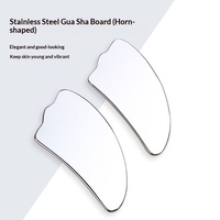Planche Gua Sha en acier inoxydable de qualité supérieure, outil de massage pour la relaxation musculaire et la beauté du visage, outils de soin de la peau, outil de sculpture du visage