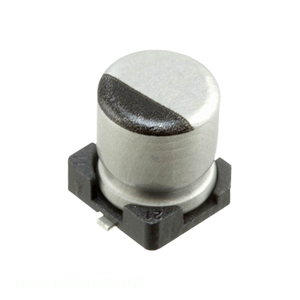 Distribuidor Autorizado UCM1H220MCL1GS Condensador de Aluminio 22UF 20% 50V SMD de Montaje Superficial 22 uF - Product Image 1
