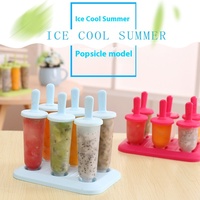 Usine bricolage moule à Popsicle poche chaude sorbetière été boîte à glace en plastique pour crème glacée maison et sucettes glacées