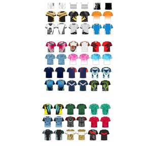 Camiseta de rugby de alta calidad con diseño elegante y secado rápido, duradera, transpirable, rendimiento óptimo para partidos de pelota - Product Image 2