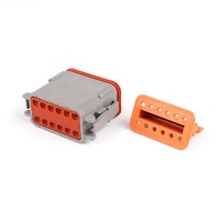 Connecteur automobile femelle BAXIN 12 broches de haute qualité, étanche, conforme ROHS, pour câble 14-20 AWG DT06-12S