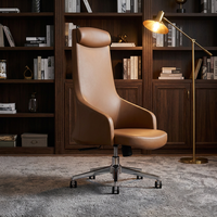 Mobilier de bureau de direction Hauteur réglable Pivot Commercial Luxe Moderne Cuir Patron Chaise de bureau