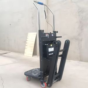 공장 맞춤형 로딩 500kg 전동 핸드 트럭 카트 전기 계단 등반가 크롤러/전기 계단 등반 트롤리 - Product Image 4