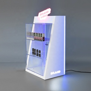 Apex <span class=keywords><strong>3</strong></span> tầng đầy màu sắc RGB LED Acrylic hiển thị Kệ displayer với cửa và khóa khói hiển thị truy cập - Product Image 4