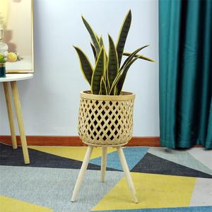 <span class=keywords><strong>Portafiori</strong></span> in legno di bambù moderno, - Product Image 4