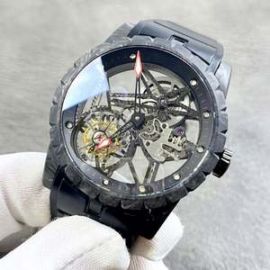 Reloj Royal AOK Skeleton con movimiento mecánico automático, original, en oro rosa, para hombre, de buceo. - Product Image 1