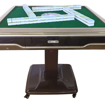 Pabrikan Meja Mahjong Singapura, Set Meja Mahjong Otomatis Dapat Dilipat