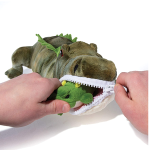 2025 Aanpasbare Krokodil Kleine Alligator Speelgoed Hete Verkoop Tanden Met Rits Pluche Educatieve Knuffels Pp Katoen Voor Kinderen - Product Image 3