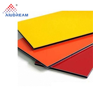 Feuille composite en aluminium ignifuge industrielle revêtue de PVDF <span class=keywords><strong>blanc</strong></span> <span class=keywords><strong>Dibond</strong></span> de 3 mm - Product Image 2