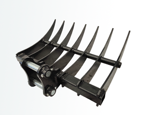 Râteau de défrichage Chuangxin 2026 pour mini-excavatrice, conditionneur de sol, ripper, râteau de 600 mm, accessoires pour excavatrice - Product Image 2