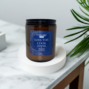 Ensemble de 3 bougies parfumées en cire de soja No Label Candle Company, écologiques, décoration d'intérieur, cadeau pour les cuisiniers, les gourmets, les anniversaires - Product Image 4