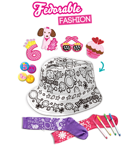 Новый дизайн, цветные шляпы и носки для девочек-принцесс, Детские Наборы для творчества - Product Image 4