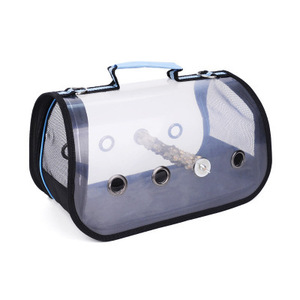 Light Breathable Portable Folding Single Shoulder <b>Pet</b> Travel Birds Home <b>Carrier</b> Bag with Wooden Stick Party Favors - Product Image 2