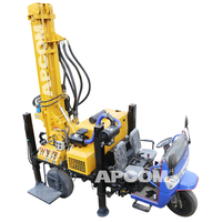 Plate-forme de forage monté sur un tracteur, pratique et efficace, remorque APCOM, installations de forage pour puits d'eau, 1 pièce