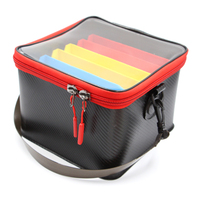 Seau à appâts multifonctionnel en EVA Portable Fishing Shoulder Strap Tackle Boxes Spoon Tackle Box Storage Eva Bucket