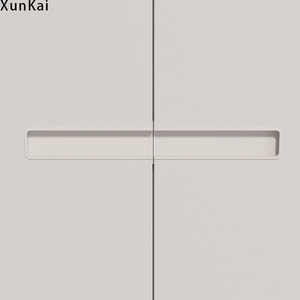 Tirador <span class=keywords><strong>de</strong></span> cajón <span class=keywords><strong>de</strong></span> aleación <span class=keywords><strong>de</strong></span> aluminio blanco y negro, Simple y moderno para armarios, puerta <span class=keywords><strong>de</strong></span> muebles ocultos para dormitorio, armario, tocador - Product Image 2