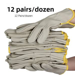 Guanti Protettivi Zhengyi per Saldatori, in Pelle <span class=keywords><strong>da</strong></span> 9 oz, <span class=keywords><strong>10</strong></span> Pollici, Resistenti al Calore, Isolati, Antiusura, con Polsino di Sicurezza - Product Image 5