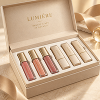 Boîte à charnières en carton personnalisée, boîte cadeau rigide pour les soins de la peau, emballage écologique, fabricant OEM