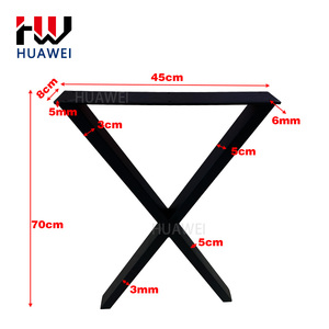 HUAWEI Simple tutti i tipi di tavolo da scrivania di grandi dimensioni che negozia i piedini del tavolo del ristorante di tipo <span class=keywords><strong>X</strong></span> gamba del tavolo di supporto per mobili - Product Image 2