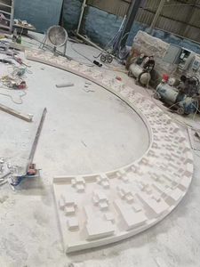 Hotel decorativo balaustre in pietra calcarea Beige artificiale ringhiere durevole scala <span class=keywords><strong>balcone</strong></span> moderno stile europeo balaustre disegni - Product Image 6